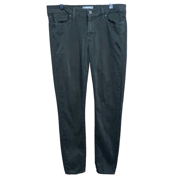 PAIGE Denim - PAIGE Verdugo Ultra Skinny Pants Womens 30 Olive Green Mid Rise Stretch Trousers